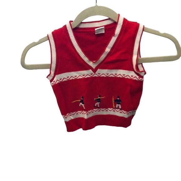 Sweater Vest Vintage Toy Soldiers 12 Month Toddler Infant Ugly Sweater - Picture 1 of 4